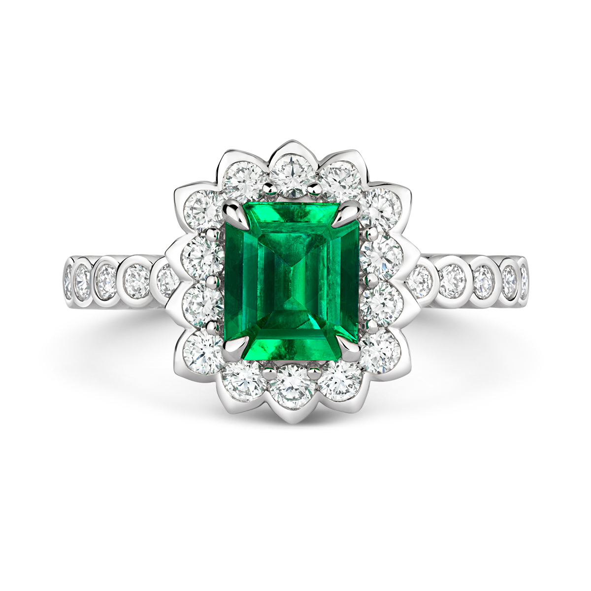 Unsure on this diamond & emerald family heirloom ring